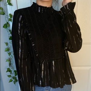 Abercrombie & Fitch Long Sleeve Blouse